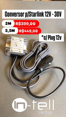 Conversor Veicular Inteligente 12V–30V para Starlink Mini